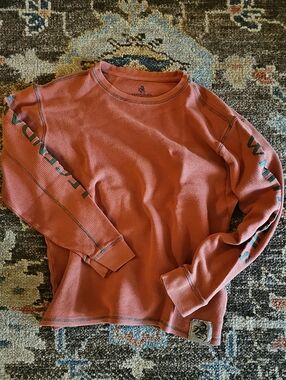Legendary Whitetails Large Burnt Orange Long Sleeve Thermal Shirt